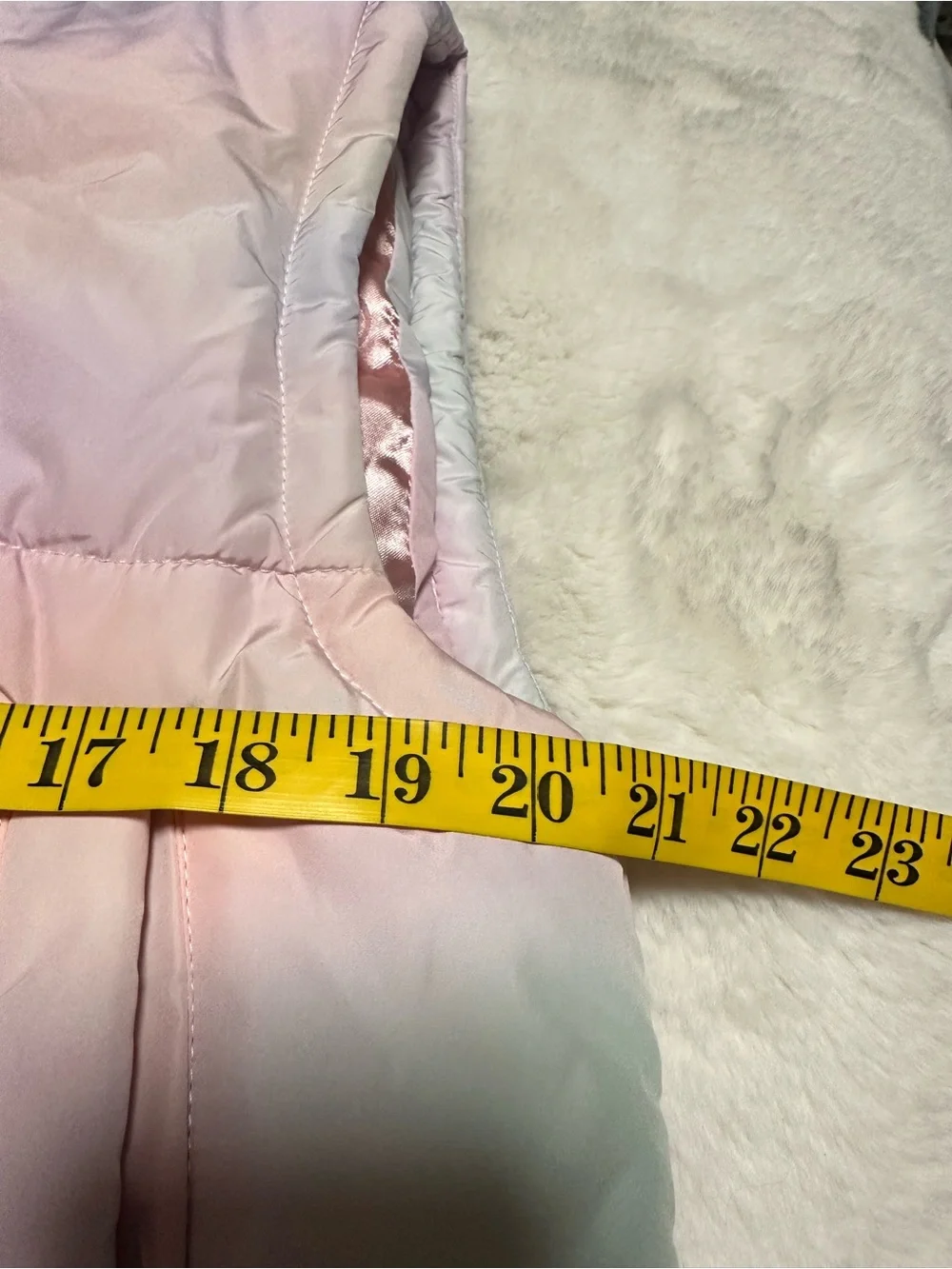 Juicy Couture Pastel Tie-Dye Puffer Vest - Pink Lavender Mint